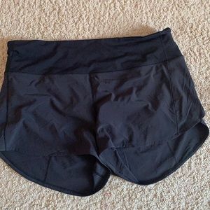 Lululemon size 14 speed up short 2.5 black